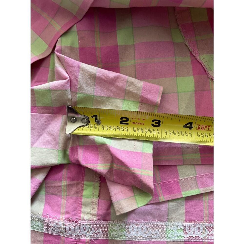 Lilly Pulitzer Pink Green Plaid Skort Women’s Sz 6 - Picture 5 of 10